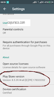 Cara update Google Play Store untuk mengatasi tidak bisa download aplikasi