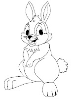 Rabbit Coloring Sheet Printable