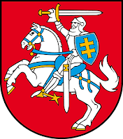 Armas da Lituânia (imagem disponível no website do parlamento lituano).