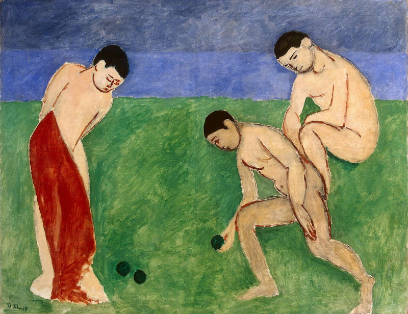Game of Bowls by Henri Matisse - Genre Paintings from Hermitage Museum