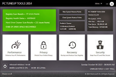 Madcrosoft PC TuneUp Tools 2014 8.1.00