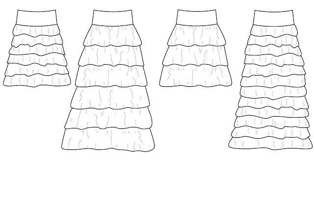 Seafoam Skirt pattern