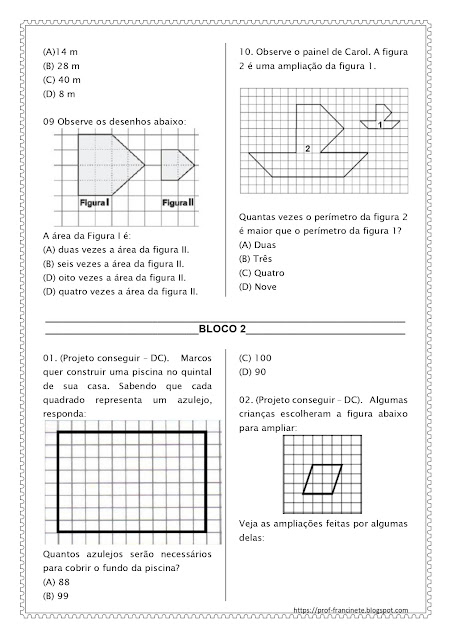 SIMULADO DE MATEMÁTICA – 4º E 5º ANO ALINHADO AO DESCRITOR 5