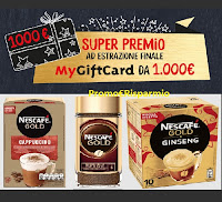 Concorso Nescafé Nazionale 2° semestre 2021 vinci MyGiftCard