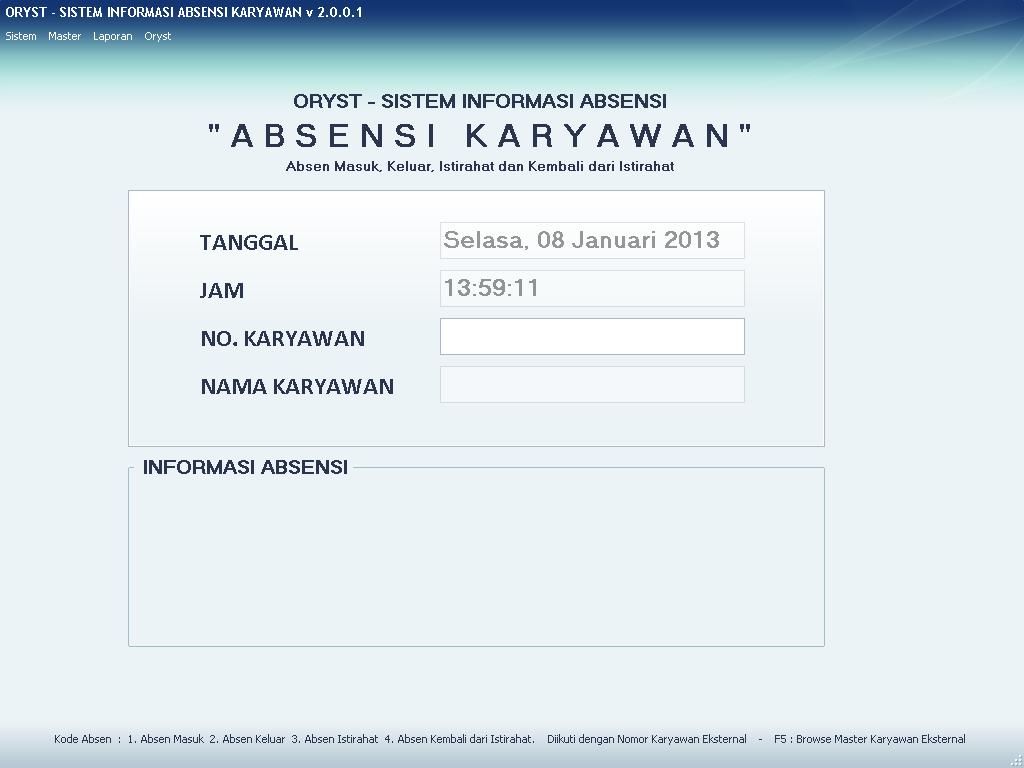 Aplikasi Absensi Karyawan 1.0 download free - thepiratebaycafe