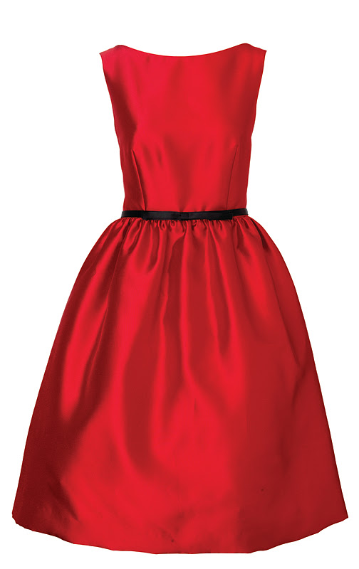 big trend. This cranberrysatin knee length dress by Taylor Dresses ...