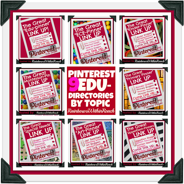 photo of: Pinterest Directories for Educators by Topic with RainbowsWithinReach