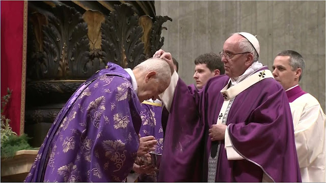 ash wednesday mass at the vatican with pope francis