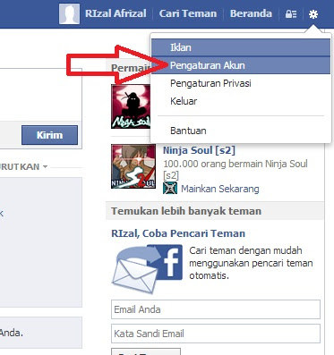 cara menghapus akun facebook