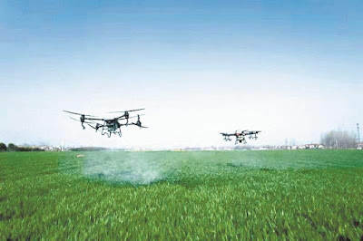 UAV's Aerial Spray