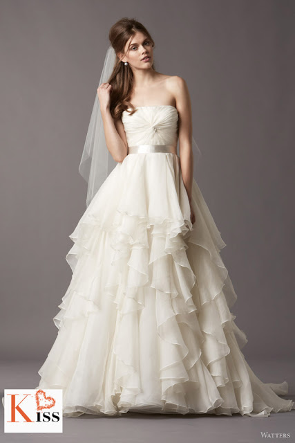 Watters 2013 Spring Organza Wedding Dresses