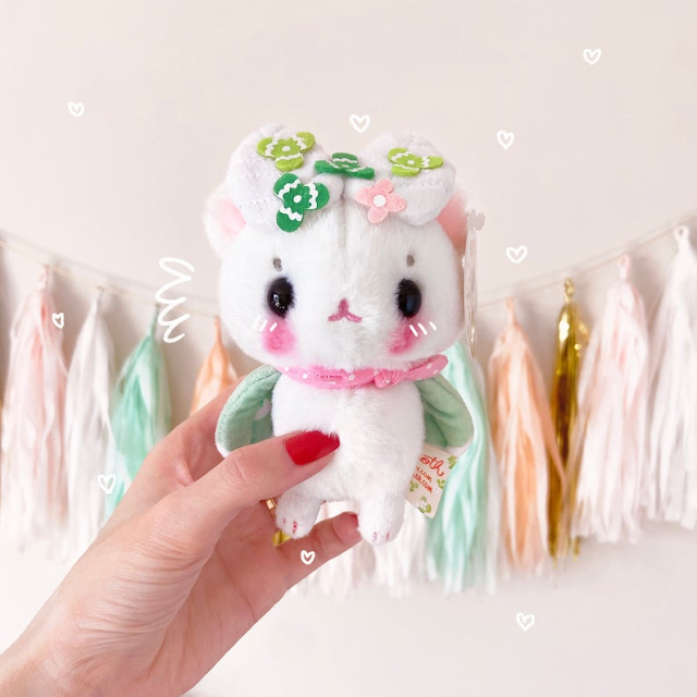 Mousemoth Plush Keychain "Sweet Clover"