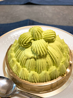 東京會舘のモンブラン　マロンシャンテリーの抹茶