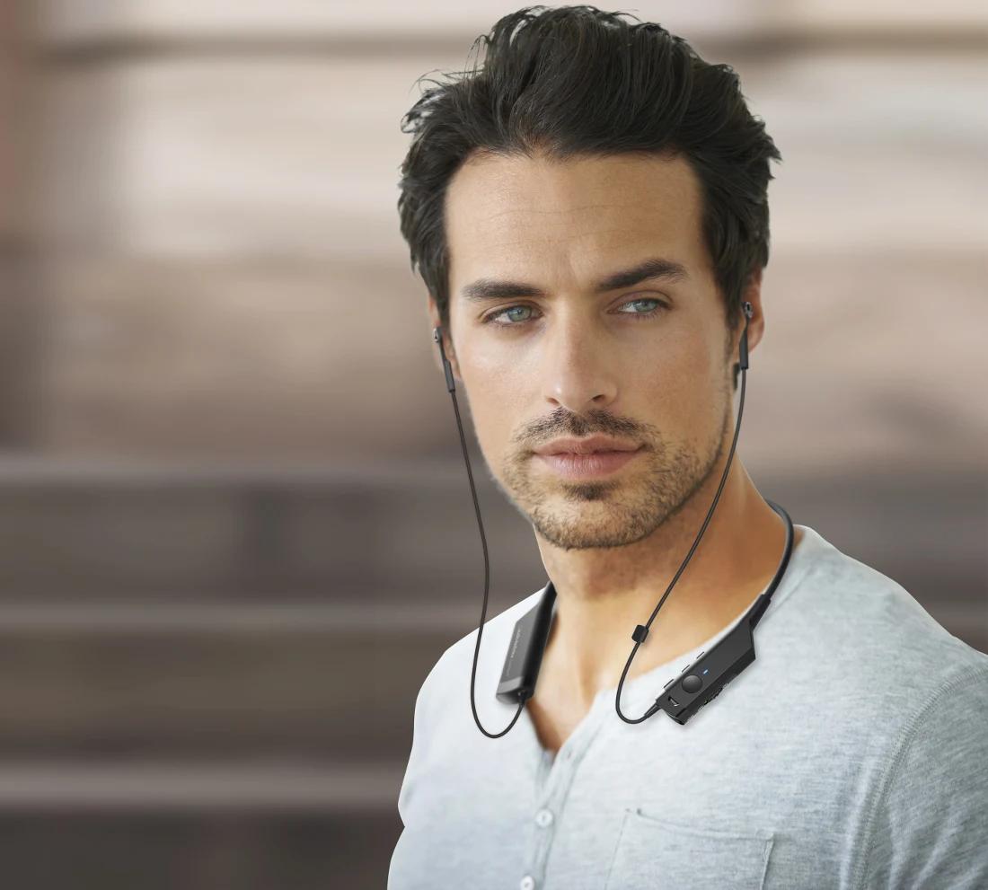 ATH-ANC40BT In-Ear Bluetooth Kopförer mit aktivem Noise-Cancelling