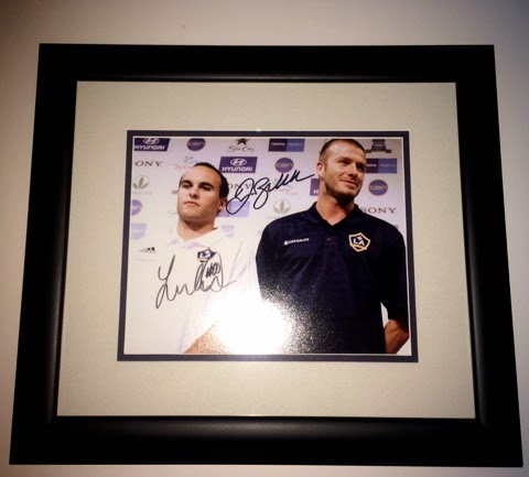 David Beckham Landon Donovan Hand Signed Autographed 8x10 Photo