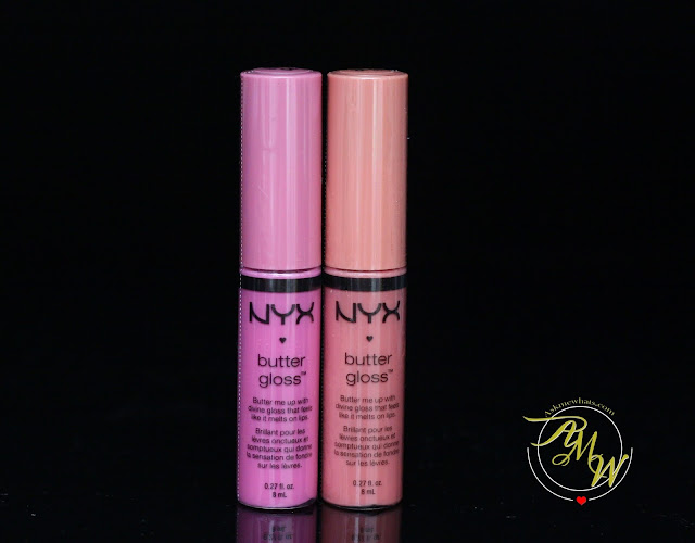 a photo of NYX Butter Gloss Review in Creme Brulee and Merengue.