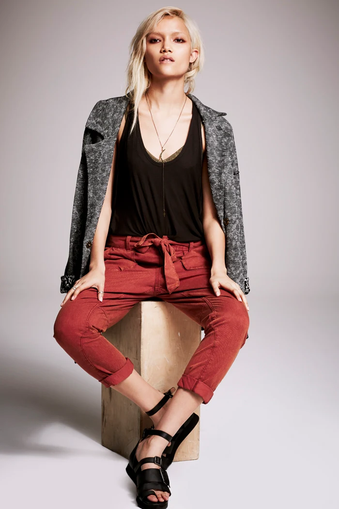 Free People 'Take It Easy' Post Holiday December 2013 Lookbook starring Charlotte Carey