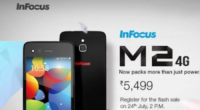 Infocus M2 Now With 4G smartphone with Snapdragon 400 SoC for Rs. 5,499