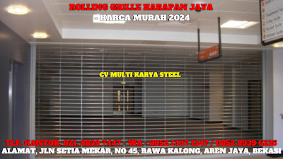 GAMBAR, ROLLING GRILLE, HARAPAN JAYA, HARGA, ROLLING GRILLE, PER METER, TERBARU, 2024