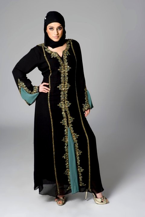 She 9 Style: Arabian Dresses For Women's 2012  Abaya 