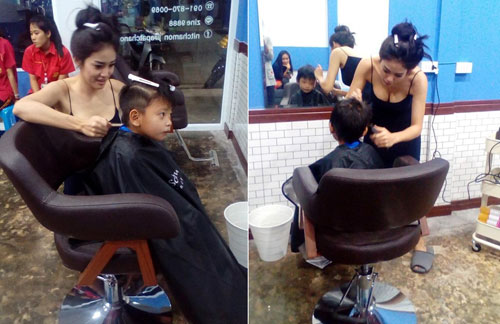 Barber cantik dari Thailand, Nitchamon Jirapatchanon