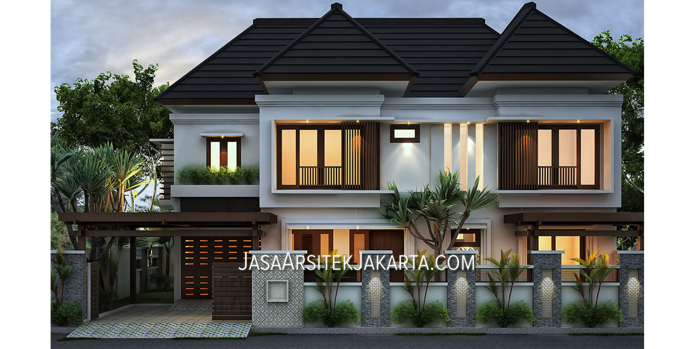  Desain Rumah  5 kamar Luas 330 m2 Bp Havid di Malang Jasa 