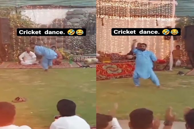 Viral Video : तुम्ही नागीन डान्स पहिला असेल, नाच रे मोरा पहिला असेल, आता क्रिकेट डान्स पहाच 