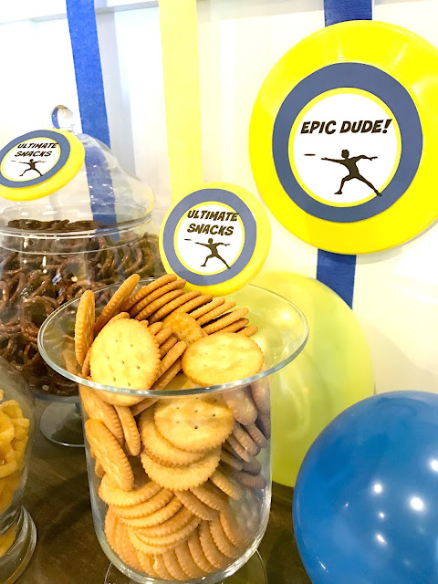 Ultimate Frisbee Party Snacks @michellepaigeblogs.com