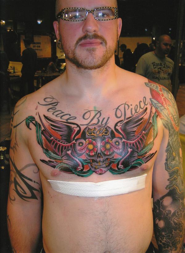 Chest Piece Tattoos simple designs