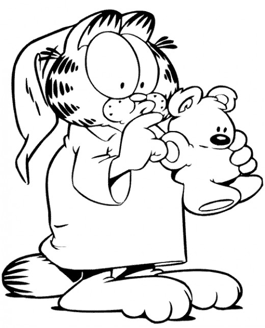 Fun Coloring Pages: Garfield Coloring Pages