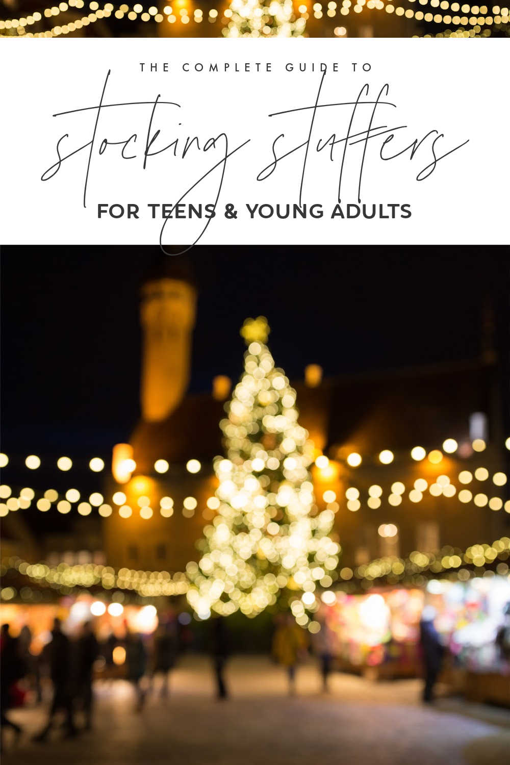 STOCKING STUFFERS TEENS AND YOUNG ADULTS