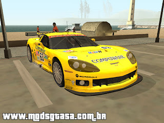 Chevrolet Corvette C6-R para grand theft auto