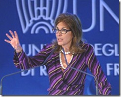 Foto Roberto Monaldo / LaPresse15-03-2011 Valmontone (Roma)EconomiaPrima Assemblea Generale di UnindustriaNella foto Emma Marcegaglia (Presidente Confindustria)Photo Roberto Monaldo / LaPresse15-03-2011 Valmontone (Rome)First General Assembly of UnindustriaIn the photo Emma Marcegaglia