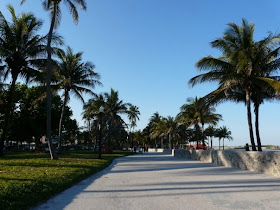 promenade sur Ocean Drive Miami