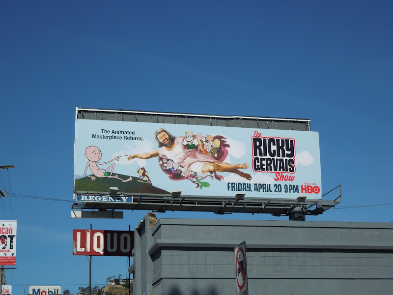 Ricky Gervais Show season 3 billboard