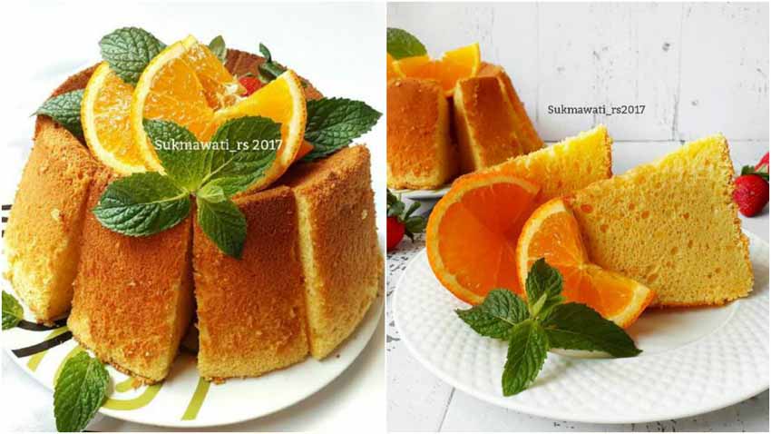 Resep Orange Chiffon Cake