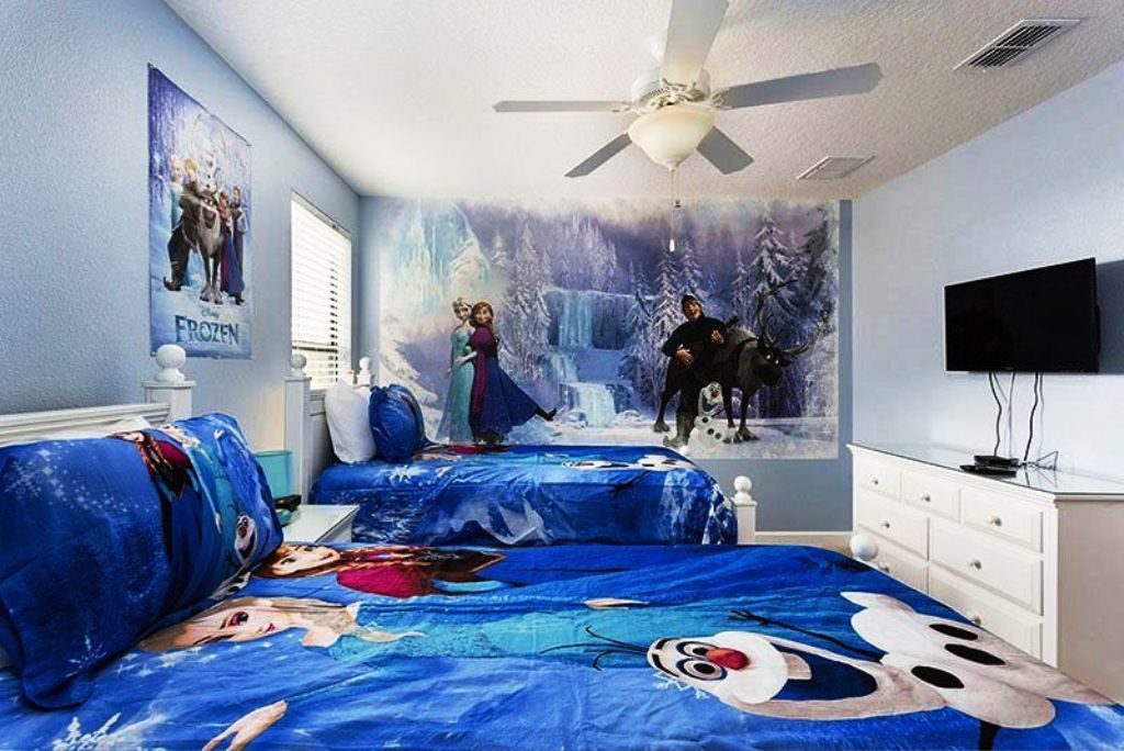 Desain Kamar  Tidur  Anak Perempuan Minimalis  Tema Frozen 