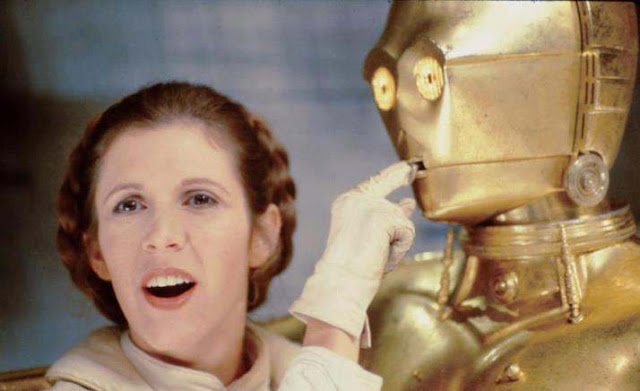 rare image carrie fisher