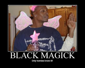 Black Magic Demotivational Poster
