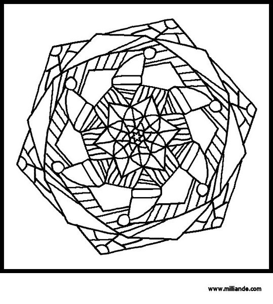 Circle Coloring Page