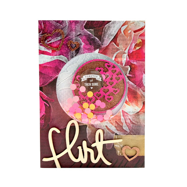 Flirt Artist Trading Coin Shaker Card by Dana Tatar