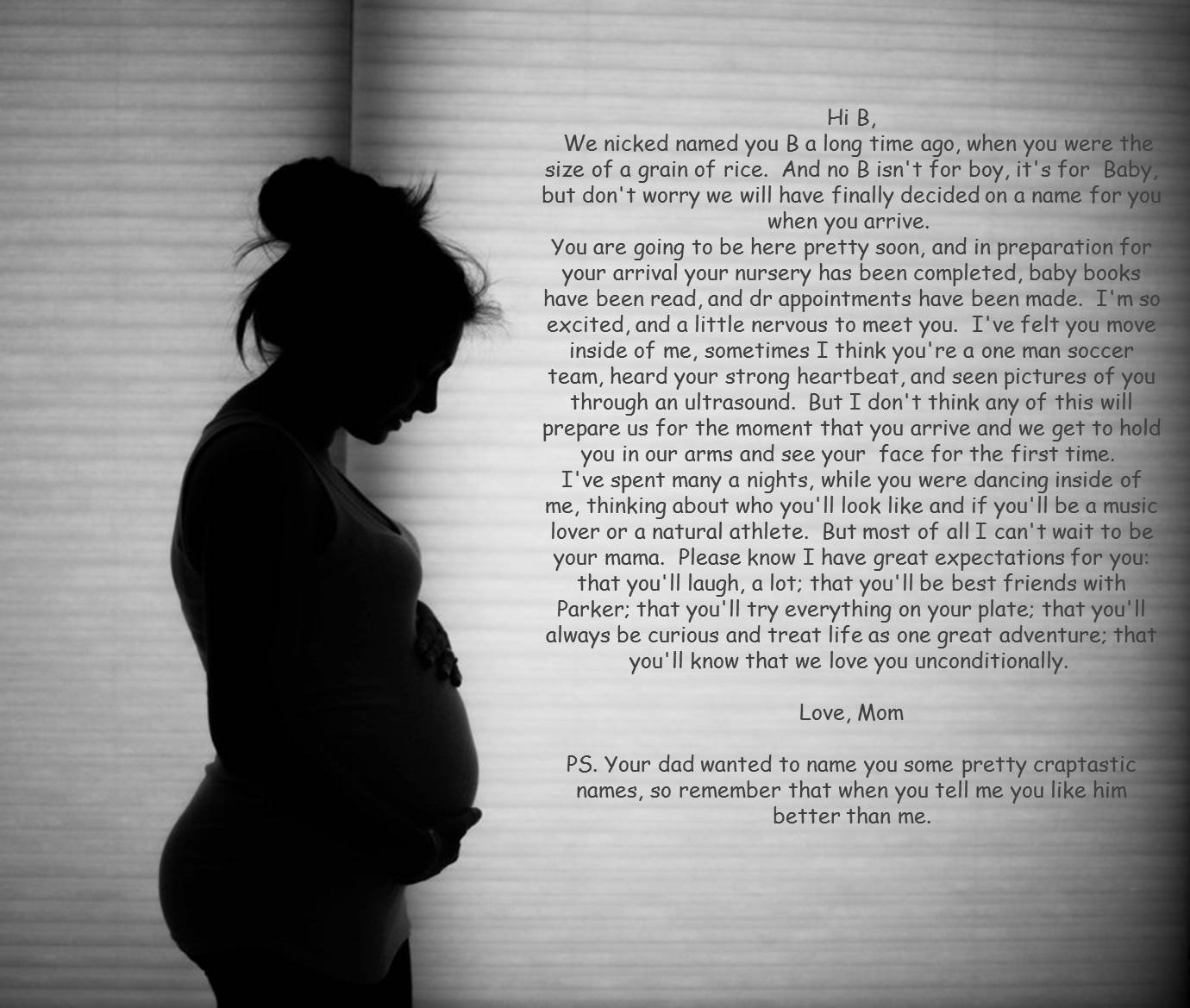 Poem Sharing Hopes For Unborn Child A Love Letter To My Unborn Child