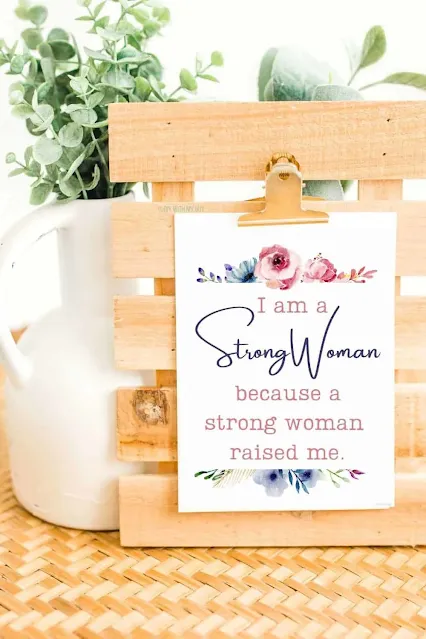 Strong Woman Printable