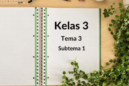 Soal Kelas 3 Tema 3 Subtema 1