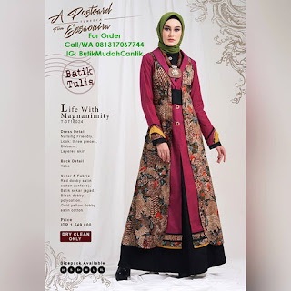Butik Baju Muslim Terbaru 2019  Gamis  Couple Sarimbit 