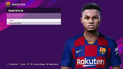 PES 2020 Faces Ansu Fati by Judas