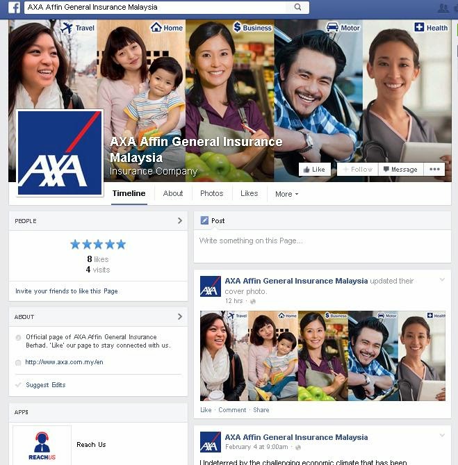 AXA Affin on FB