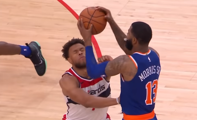 Marcus Morris slams opponent in head with basketball