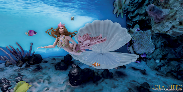 FANTASY MERMAID AT SECONDLIFE, VIRTUAL LIFE METAVERSE