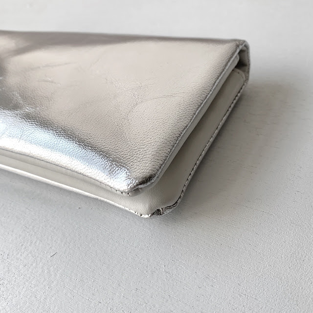 COSMICWONDER【コズミックワンダー】Fulgent silver and white gold leather wallet◆八十八/丸亀・エイティエイト/新居浜